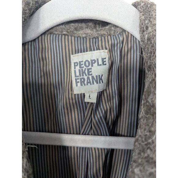 People Like Frank Blazer women's size Large brown alpaca wool blend career - Picture 3 of 6